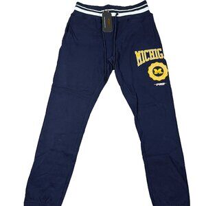 Pro Standard Mens Large Navy Blue NCCA Michigan Wolverines Sweatpants NWT